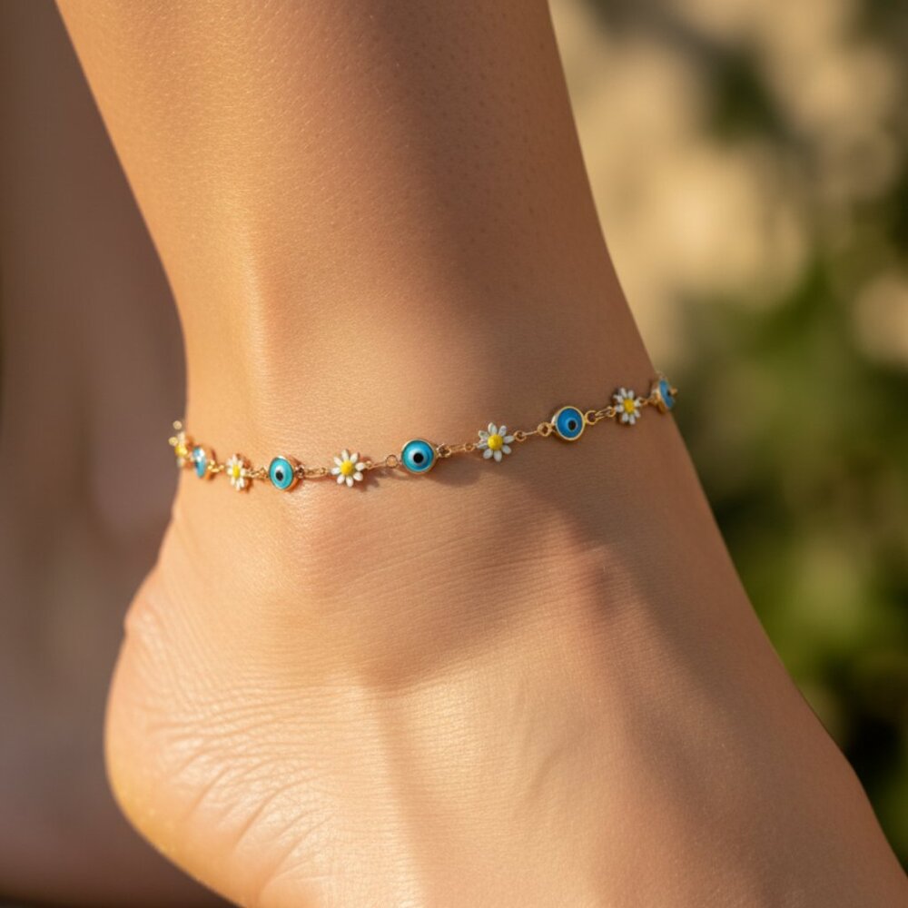 "Dainty Anklet for Women – Elegant Everyday Jewelry & Perfect Gift | MLCRC1187